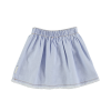 Falda soft denim | Piupiuchick - Imagen 4