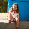 Jesusito bordado rayas rojas | Birinit Petit - Imagen 4