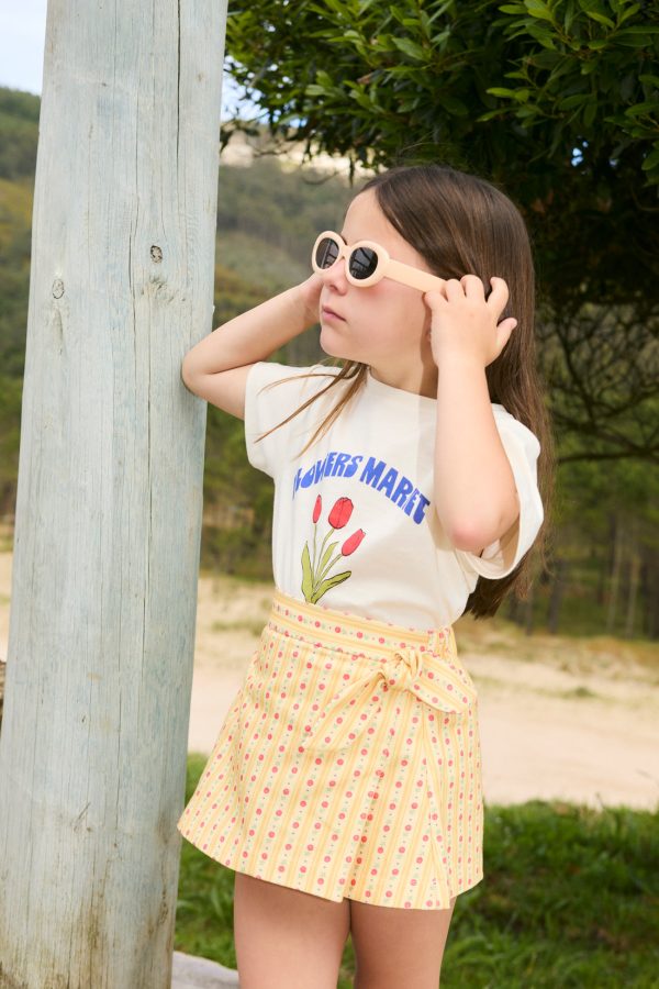 Camiseta Flowers Market  | Birinit Petit