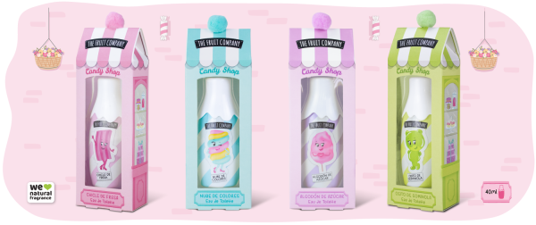 Agua de Colonia Candy Shop ( varios aromas ) The Fruit Company